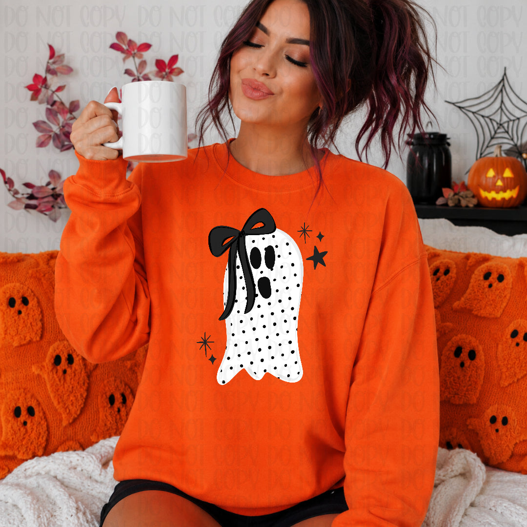 Polkadot ghost DTF transfer