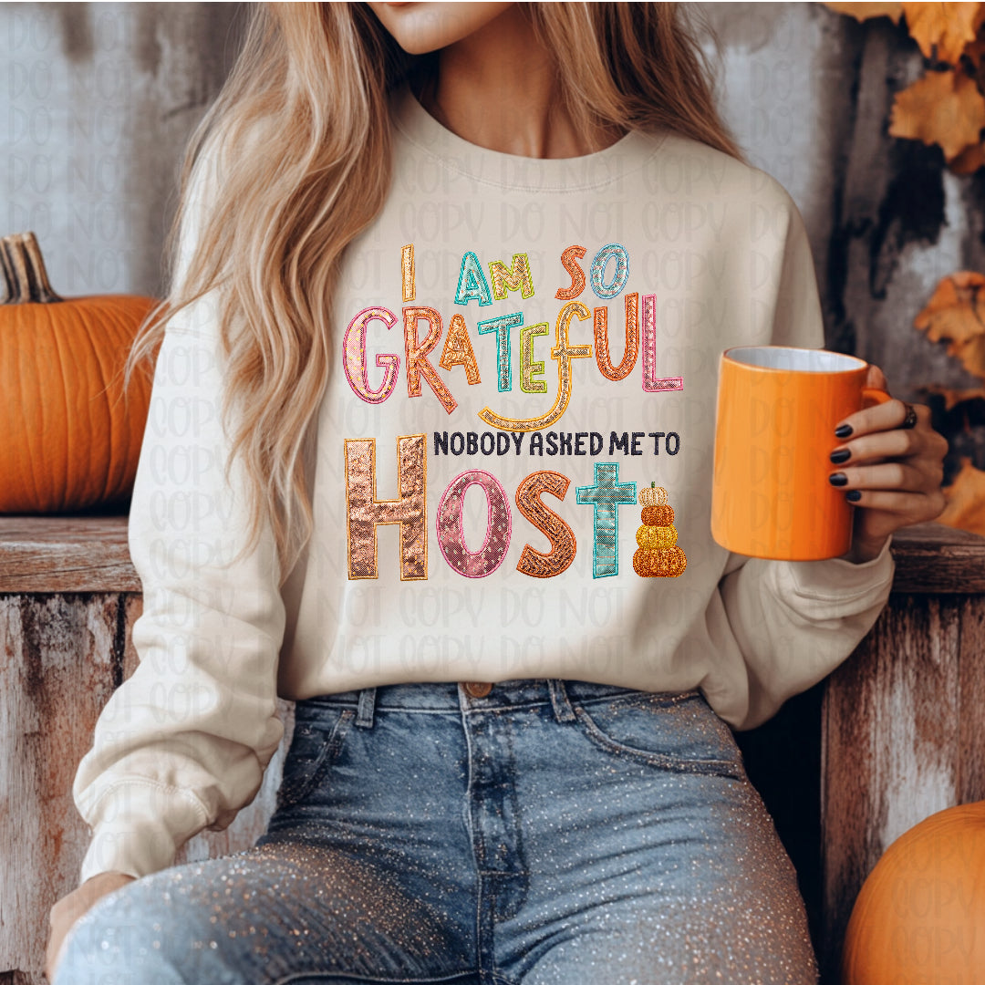 I am grateful nobody asked me to host (HW) DTF Transfer