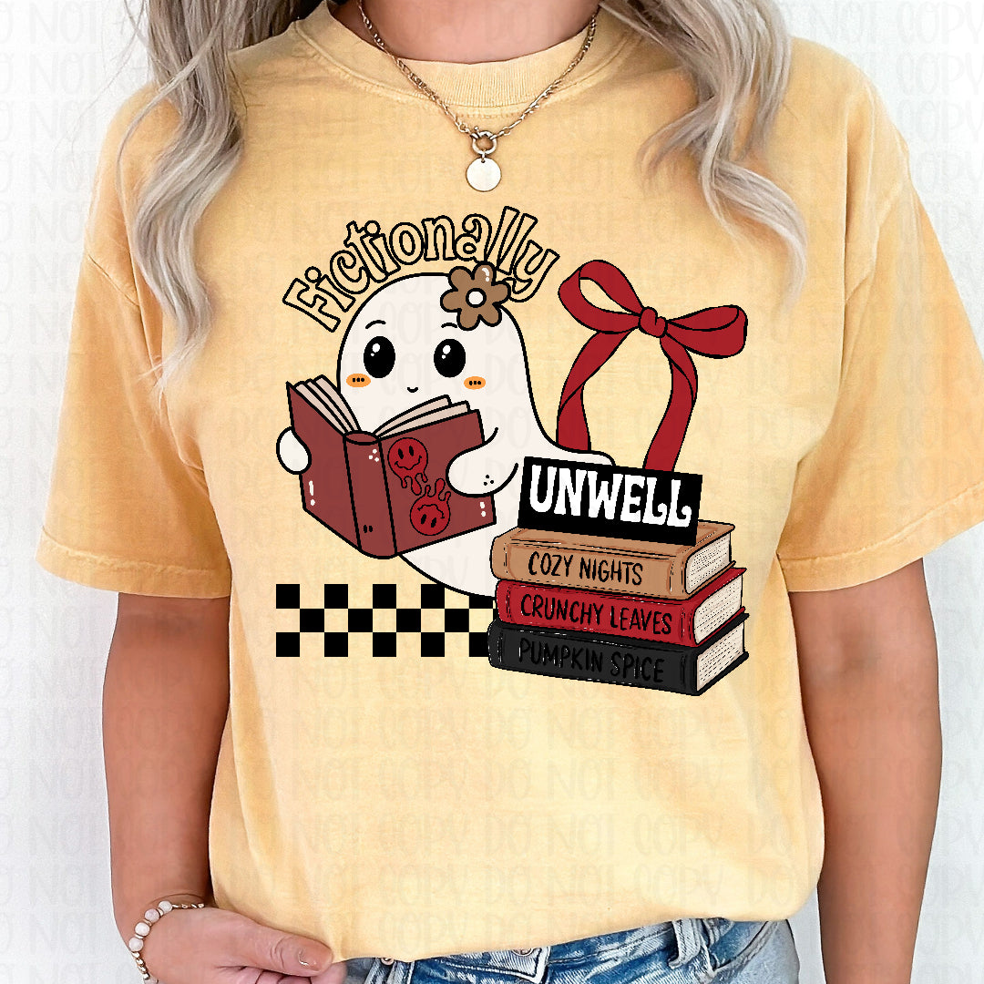 Fictionally unwell ghost (Ink) DTF Transfer