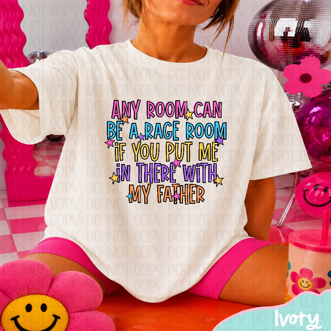 Any room can be a rage room (Unhinged) DTF Transfer