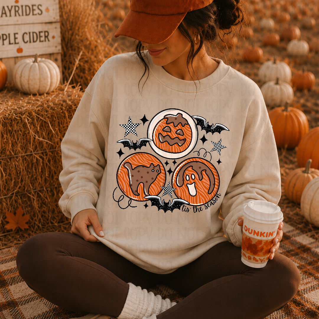 Tis the season orange sugar cookie (Texan) DTF Transfer
