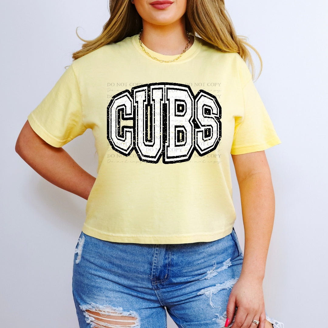 Cubs simple grunge (Caplinger) DTF transfer
