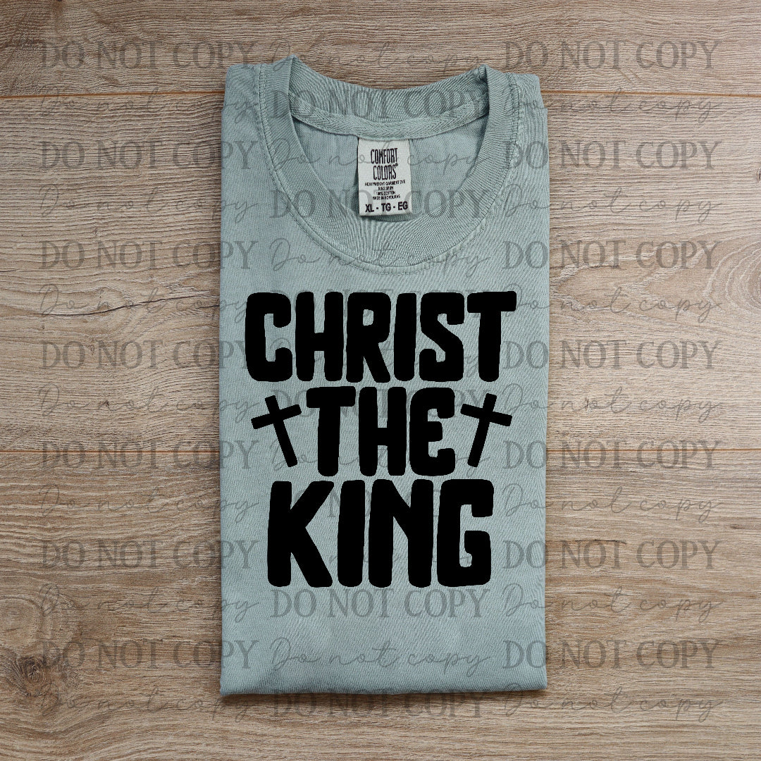 Christ the King Black(Vehement) DTF transfer