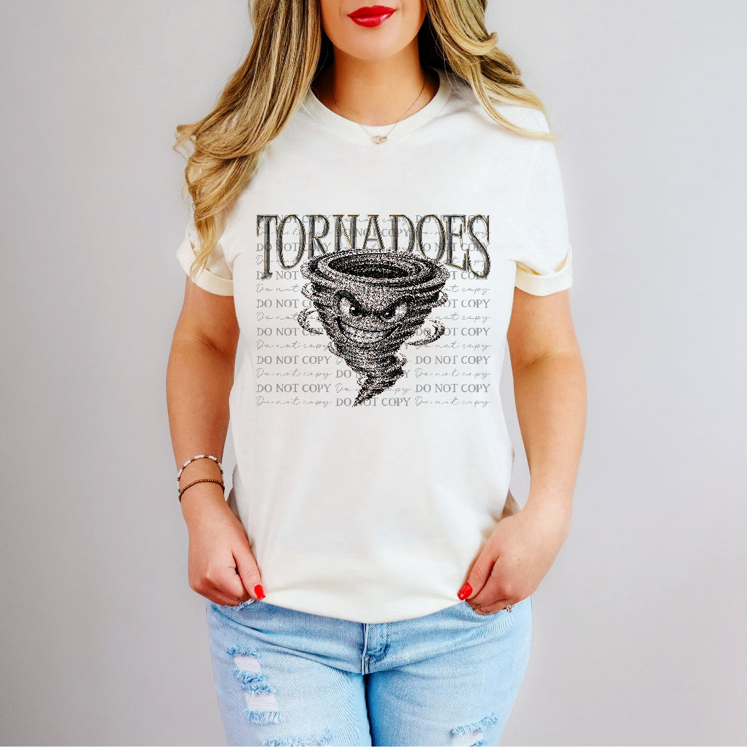 tornadoes bling mascots (kayndi) DTF transfer