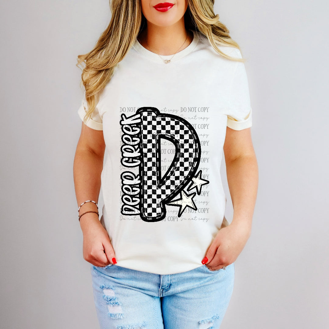 deer creek checker crush initial (Caplinger) DTF Transfer