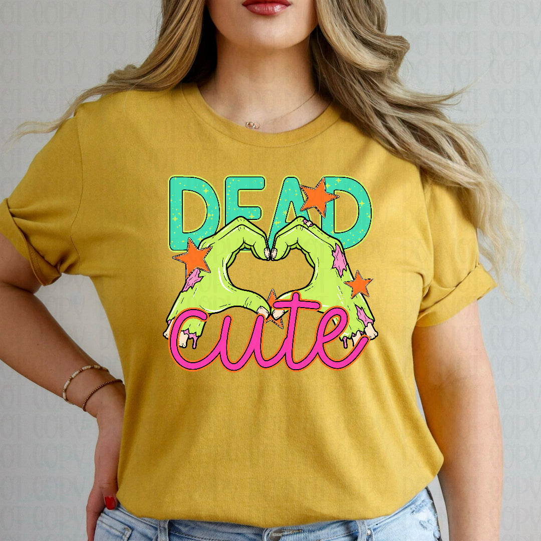 Dead cutie zombie heart hands (CST) DTF Transfer
