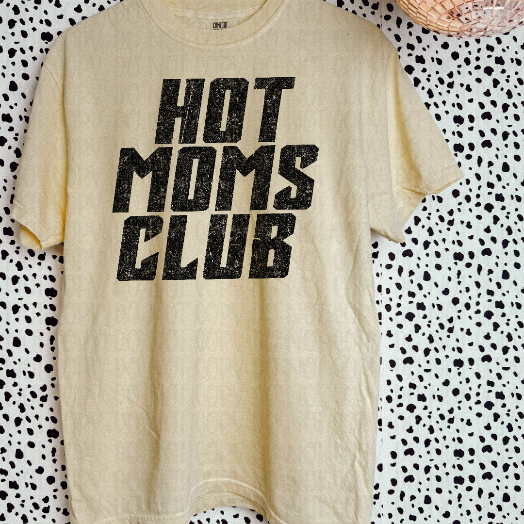 Hot moms club BLACK (Scarlow) DTF Transfer