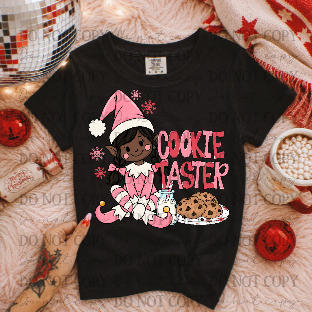 Cookie taster-GIRL elf (dark tone) (Carter) DTF Transfer