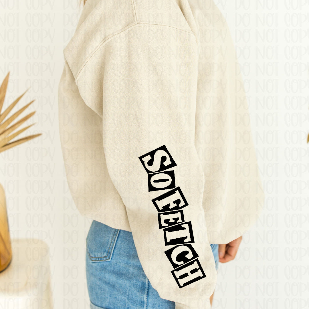 So fetch BLACK boxed (SLEEVE) (Kai) DTF Transfer