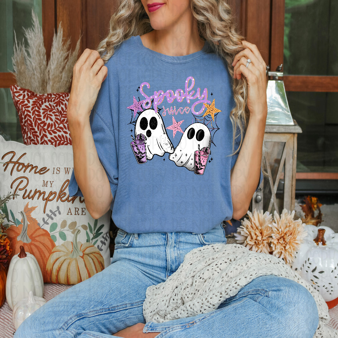 Spooky juice ghosts (Virgo) DTF Transfer