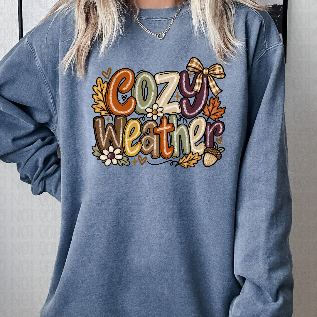 Cozy weather brown plaid bow (Texas Gal) DTF Transfer