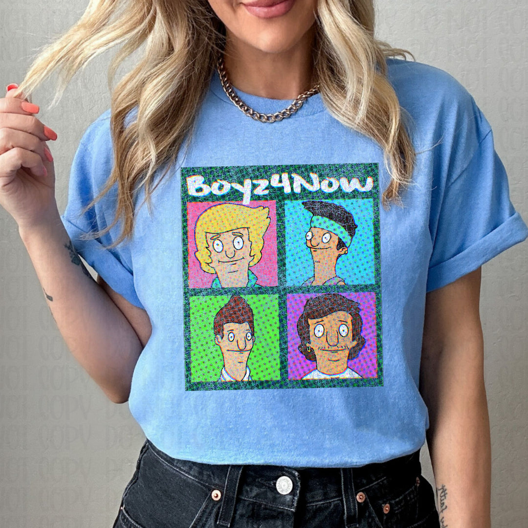 Boyz4now grungy (Scarlow) DTF Transfer