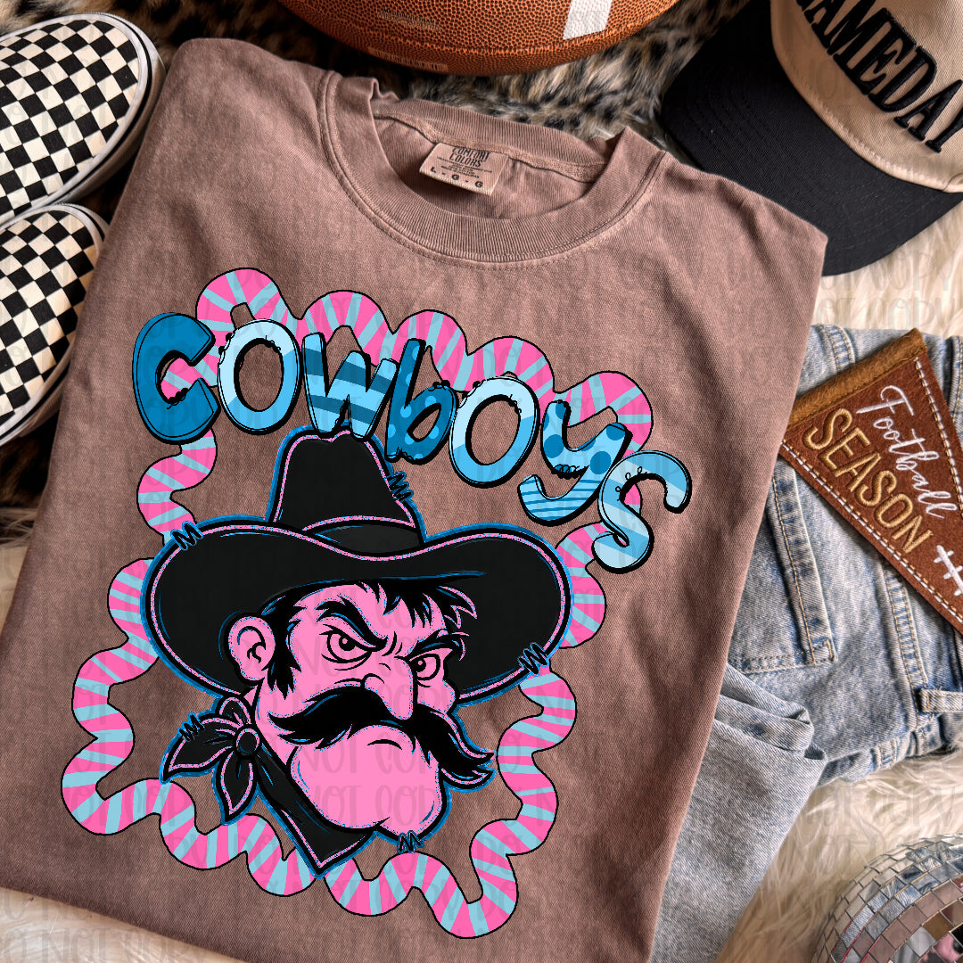 Cowboys whimsy frame (Kayndi) DTF transfer