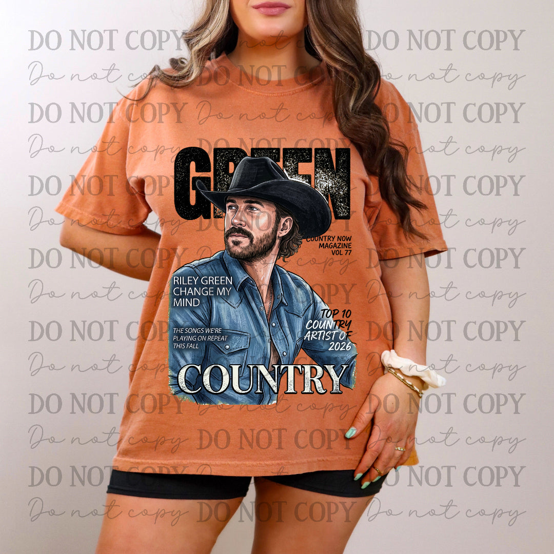 RG-country magazine cover (CC) DTF Transfer
