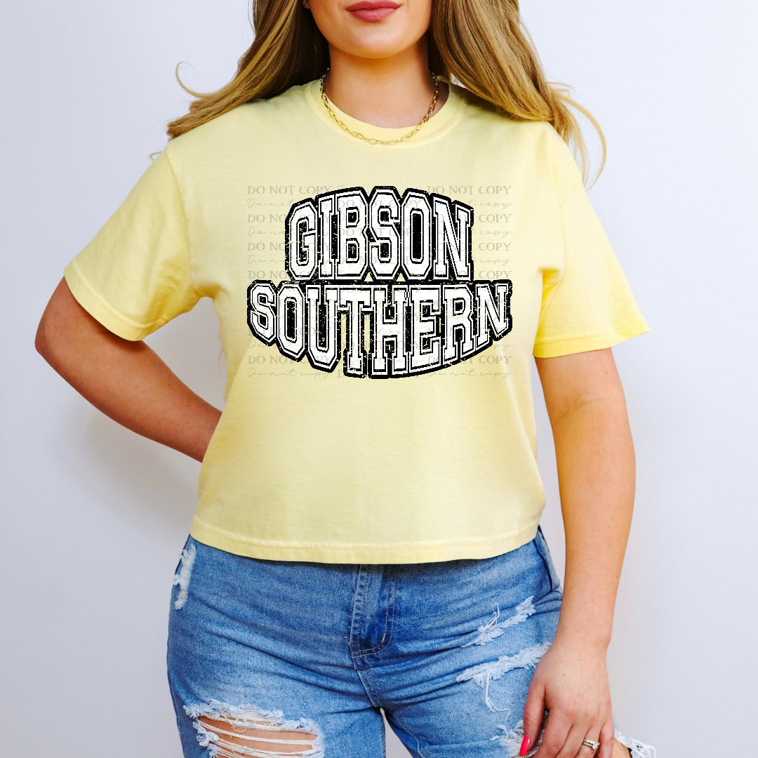 Gibson Southern simple grunge (Caplinger) DTF transfer
