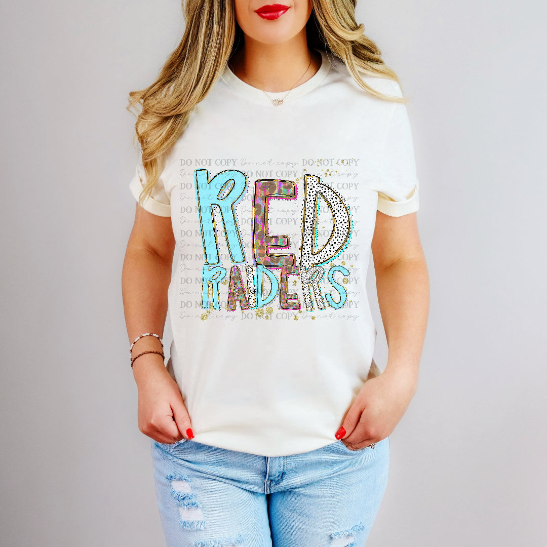 red raiders 27 painted pride stardust (caplinger) DTF Transfer