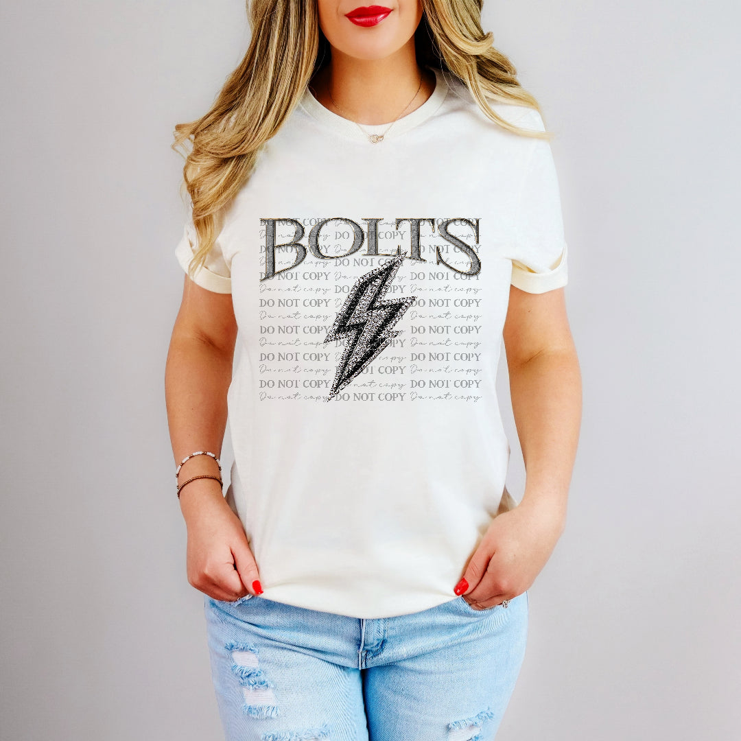 bolts bling mascots (kayndi) DTF transfer