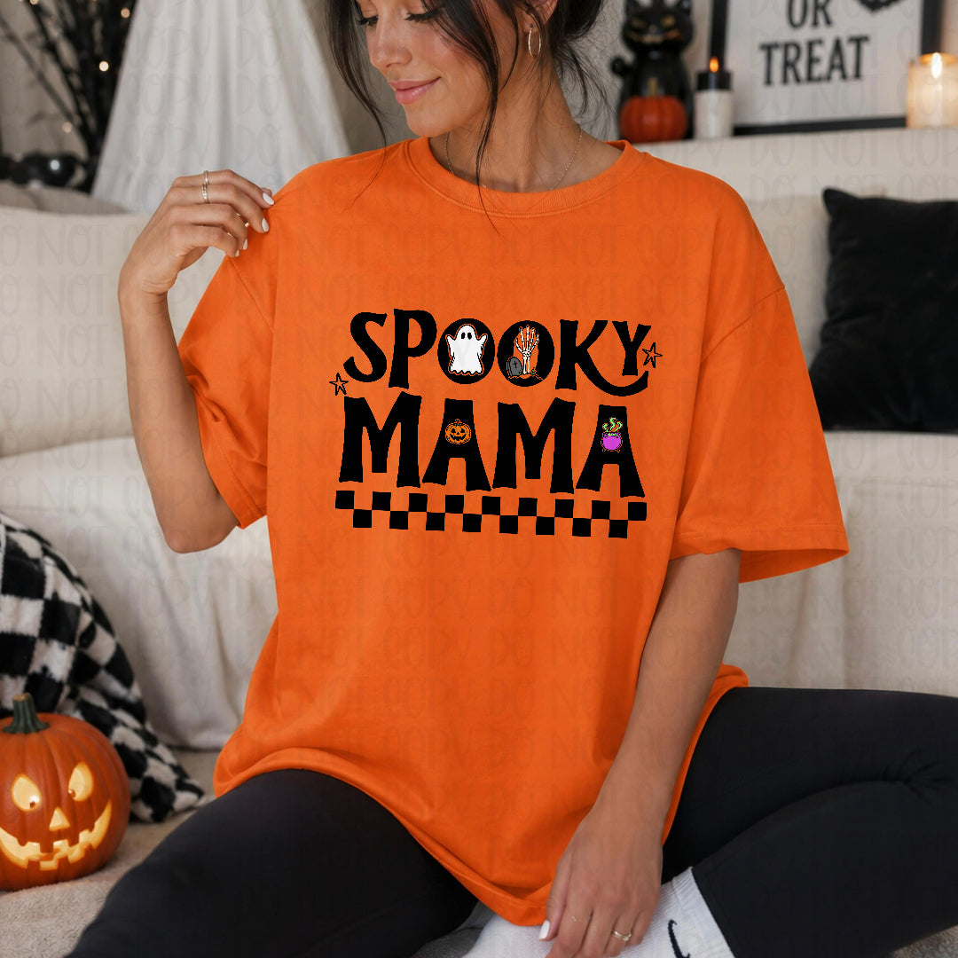 Spooky mama white ghost (OHDD) DTF transfer