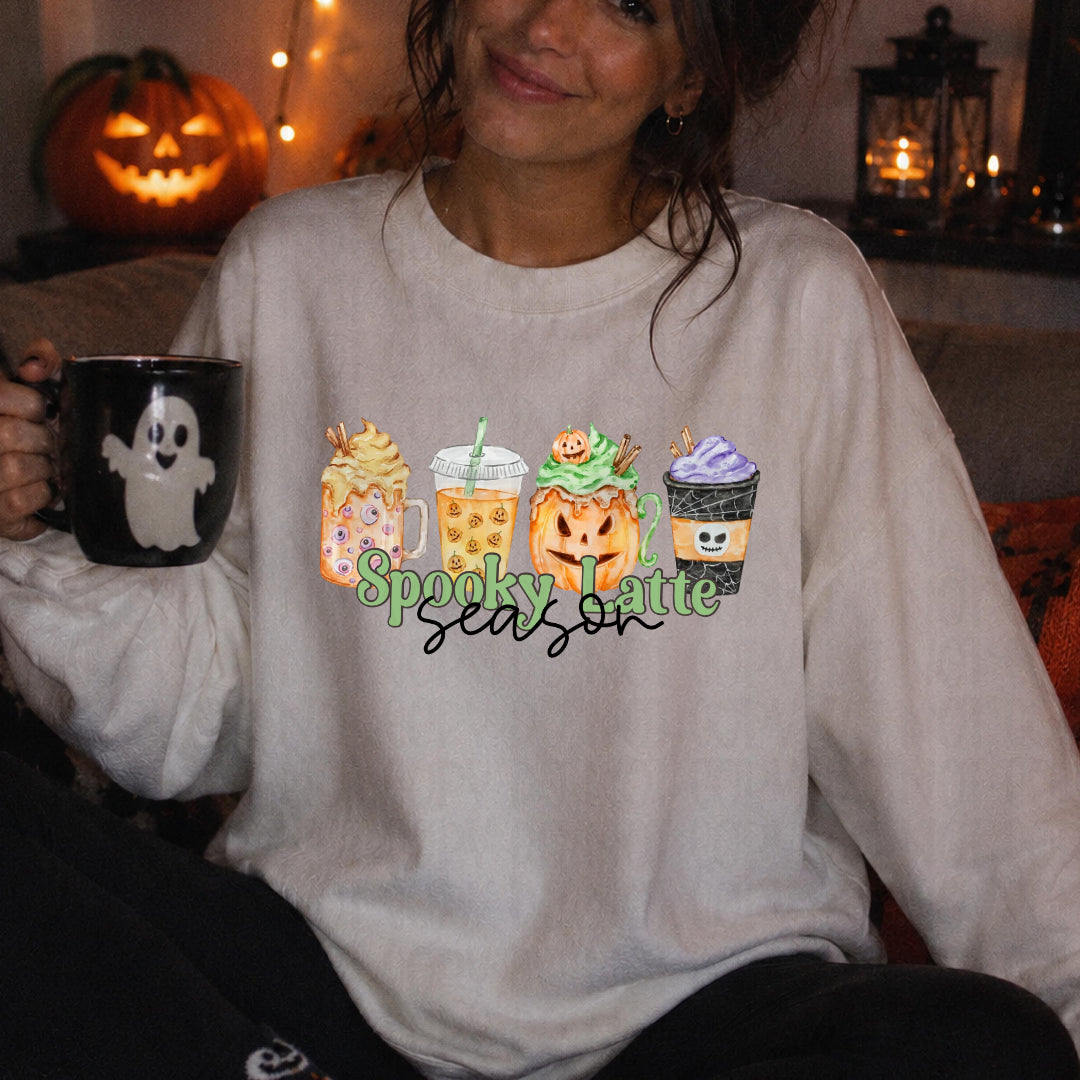 Spooky latte season (Wildflower) DTF Transfer