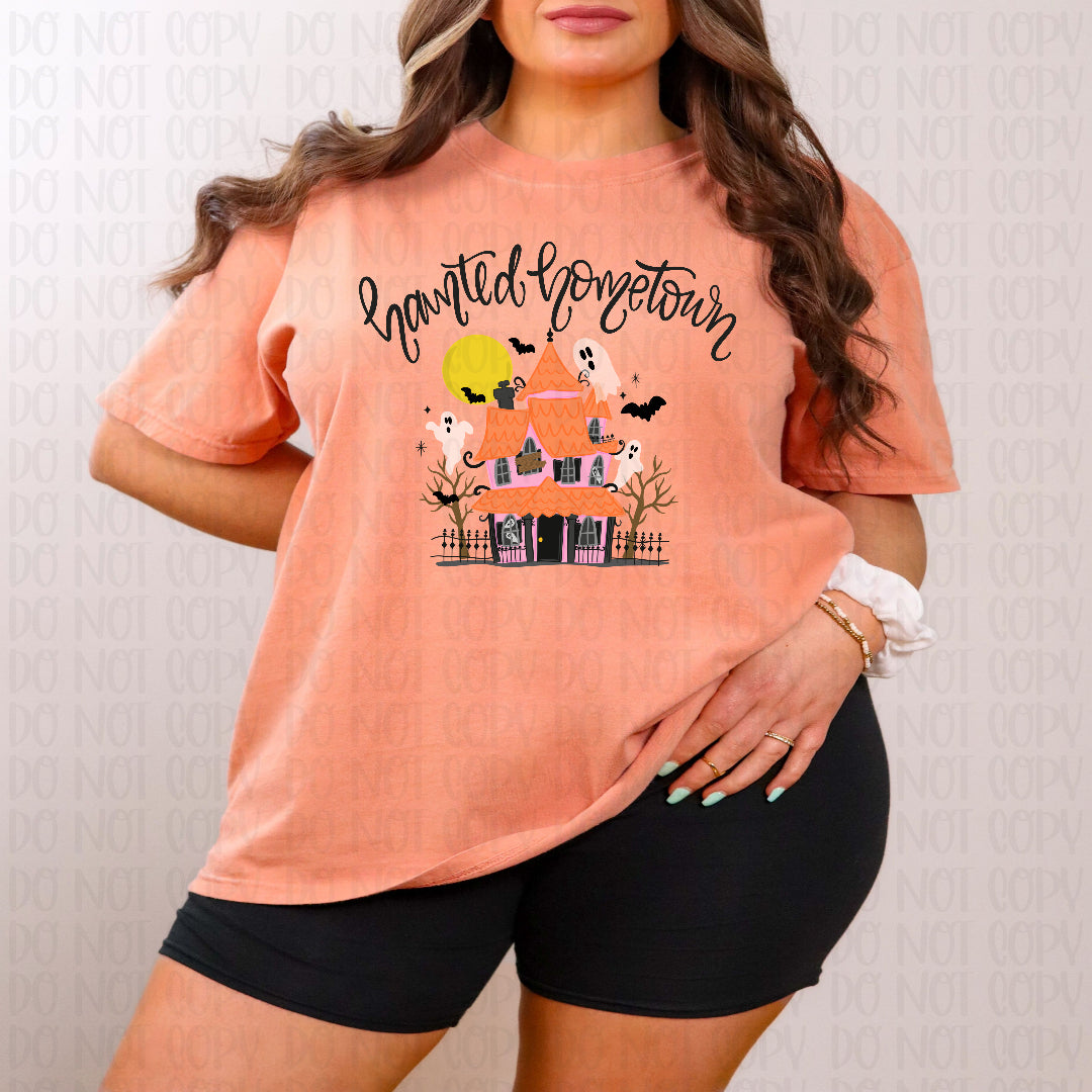 Haunted hometown (DD) DTF transfer