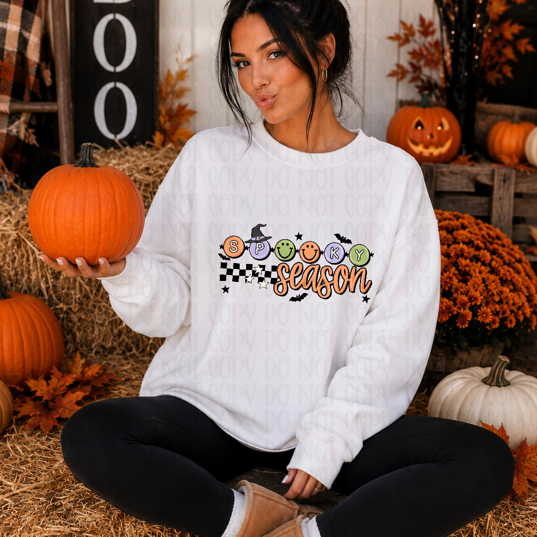 Spooky season orange purple and green (Scarlow) DTF Transfer