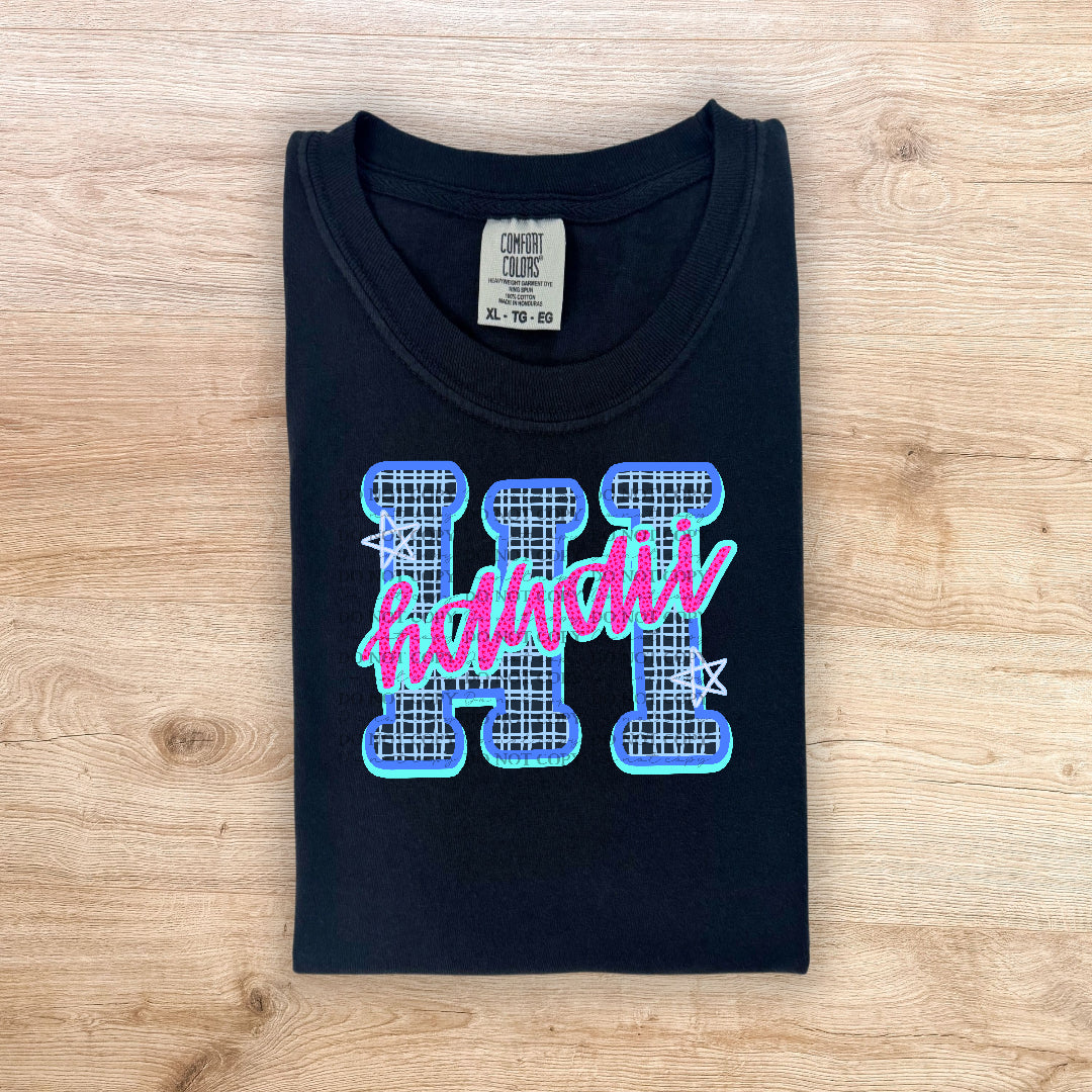 hawaii state design (kayndi) DTF transfer