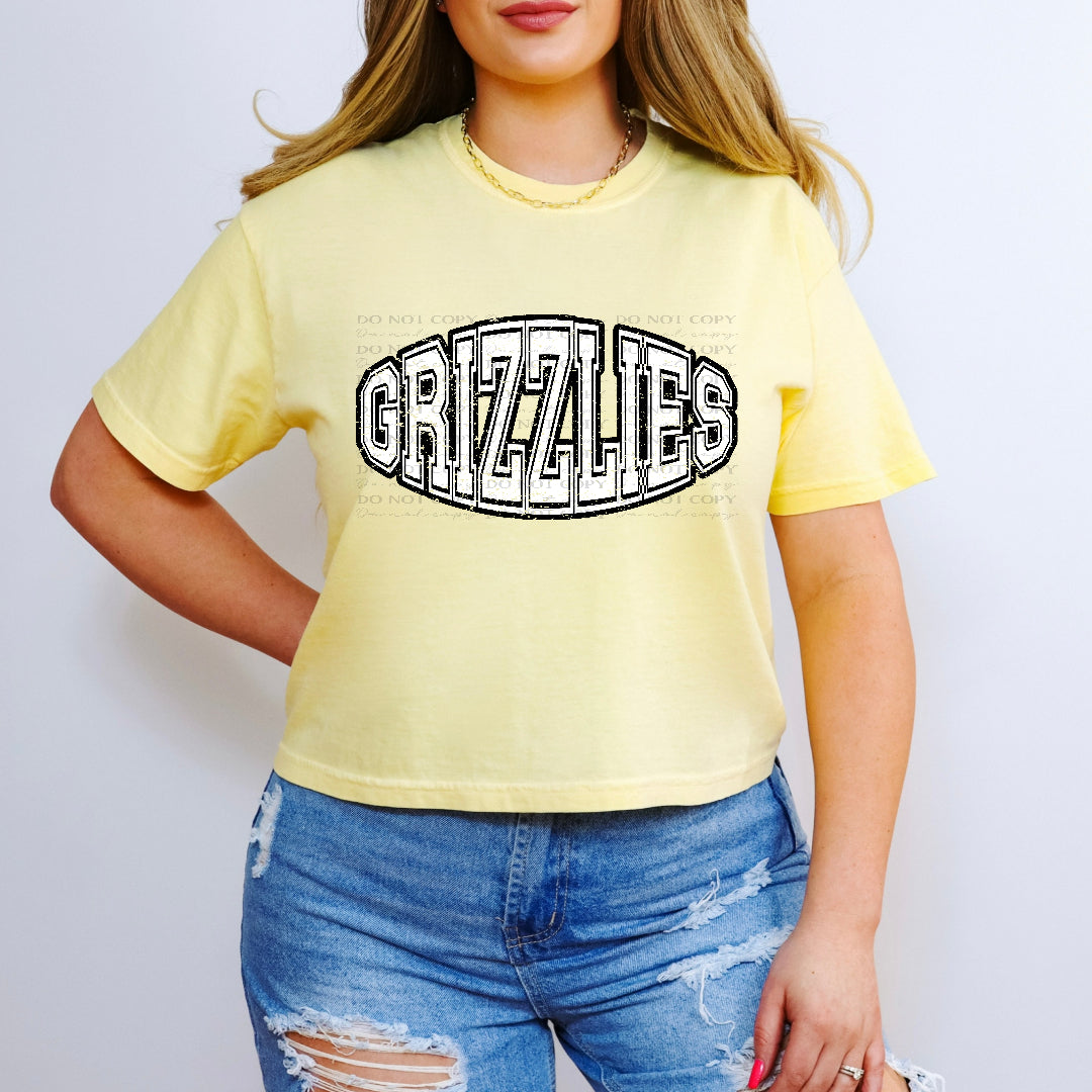 Grizzlies simple grunge (Caplinger) DTF transfer