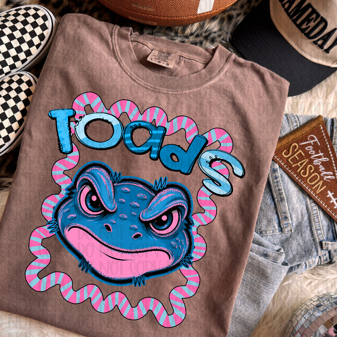 Toads whimsy frame (Kayndi) DTF transfer