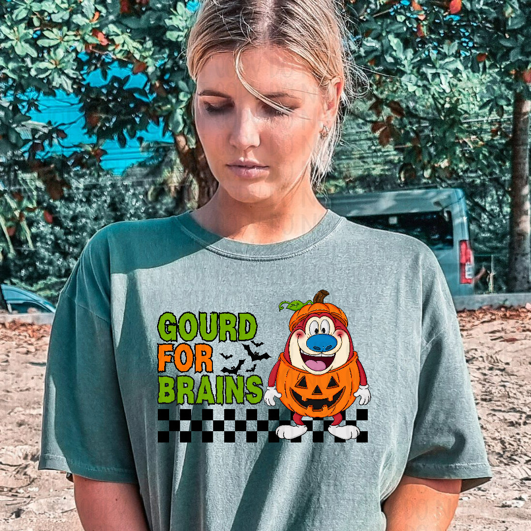 Gourd for brains (Ink) DTF Transfer