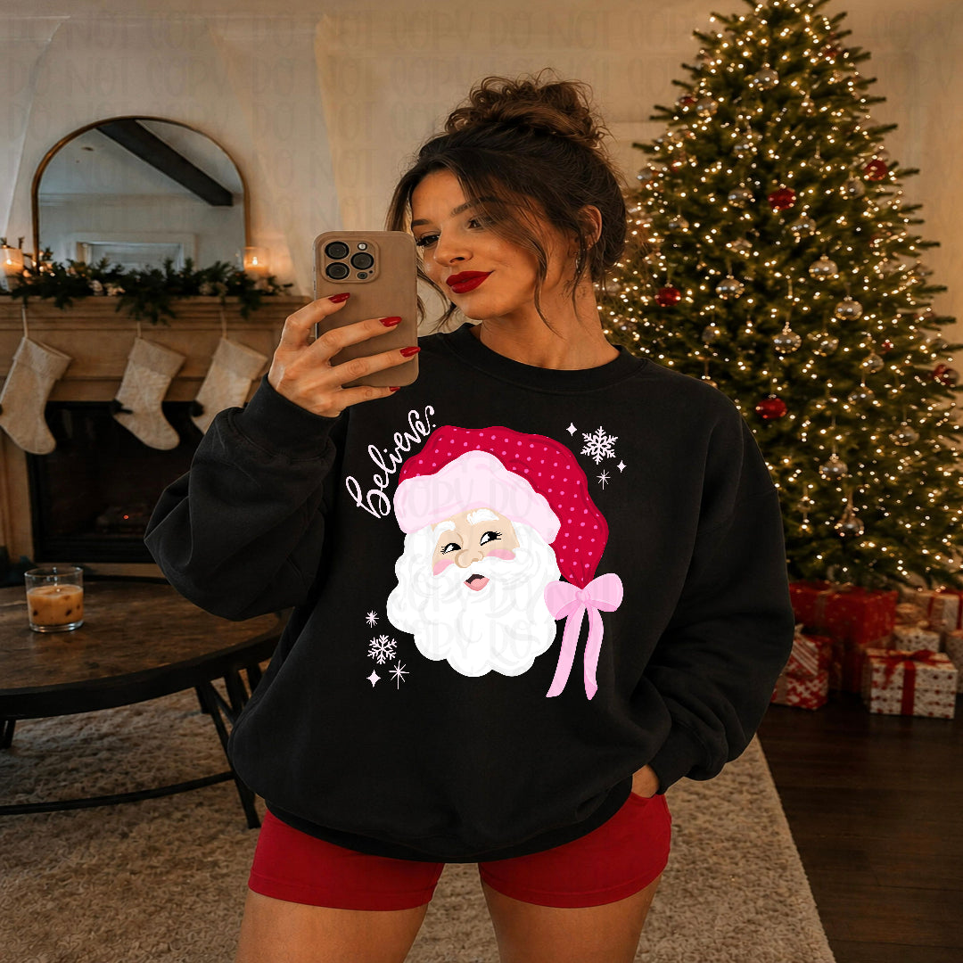 Believe Santa light (Crafti) DTF Transfer