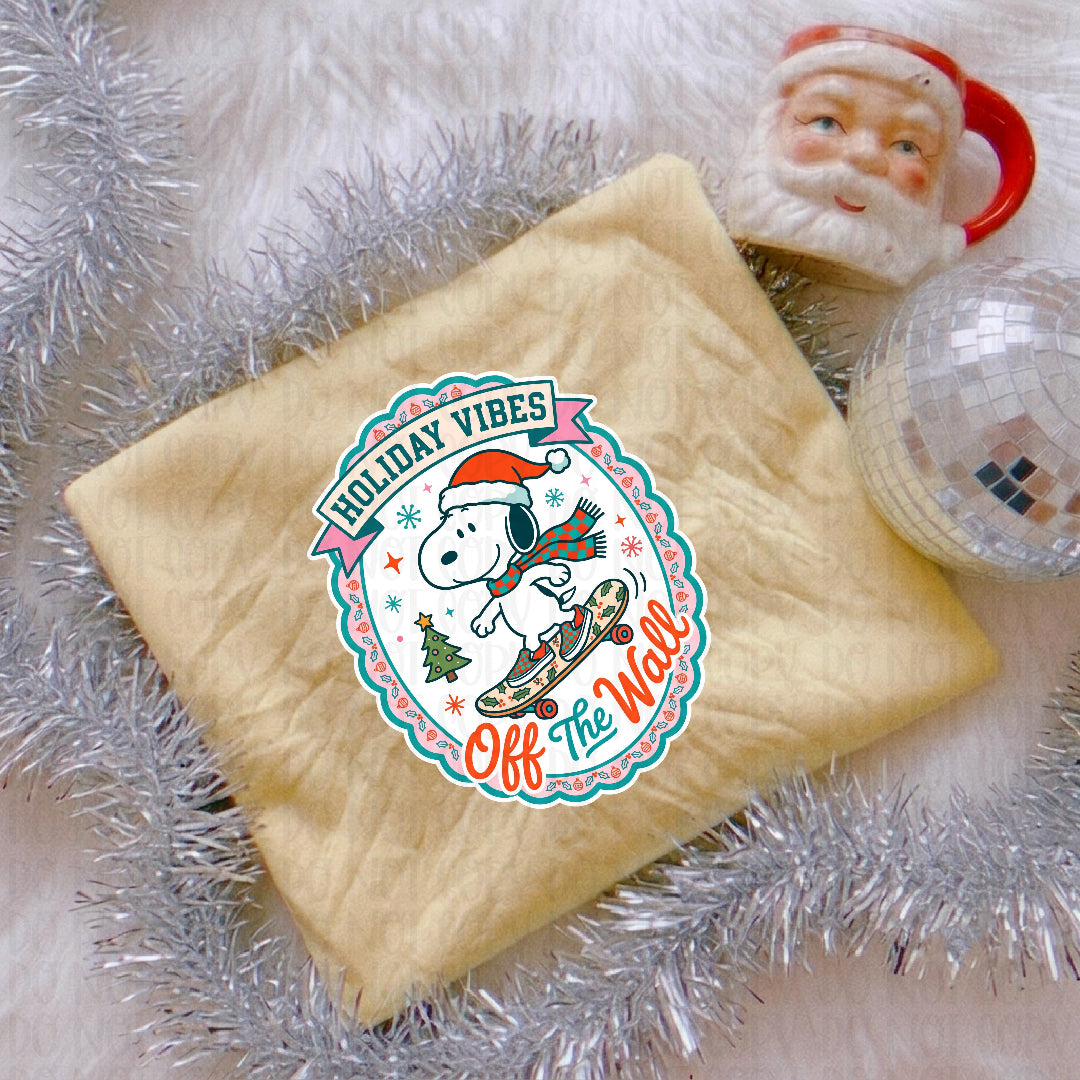 Holiday vibes snoop (CC) DTF transfer