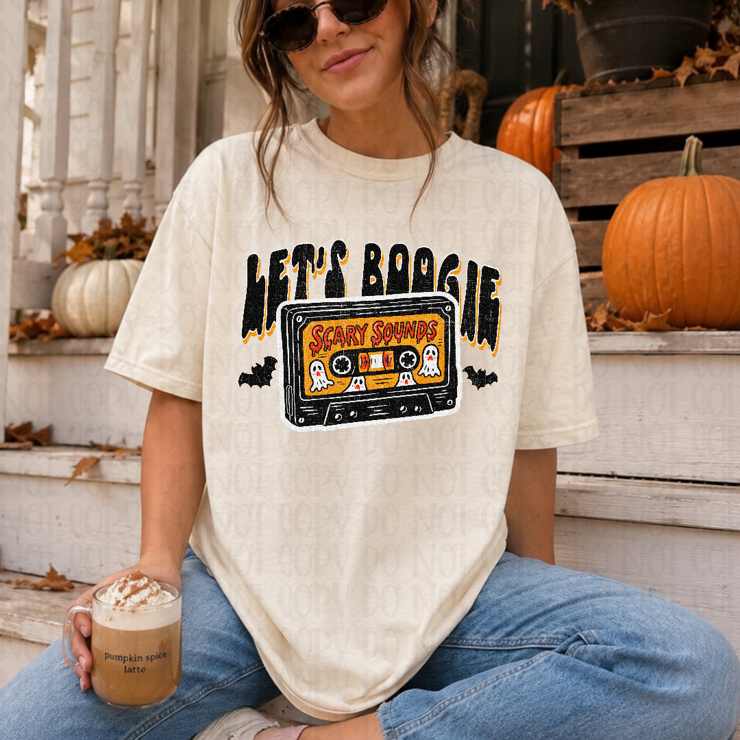 Let's boogie scary sounds (Scarlow) DTF Transfer