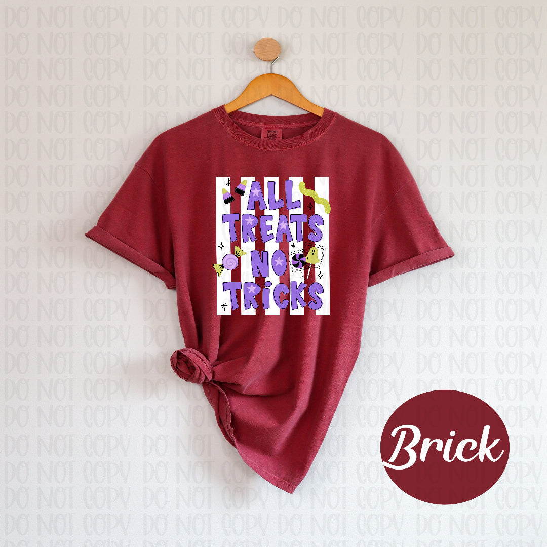 All treats no tricks (Craft) DTF Transfer