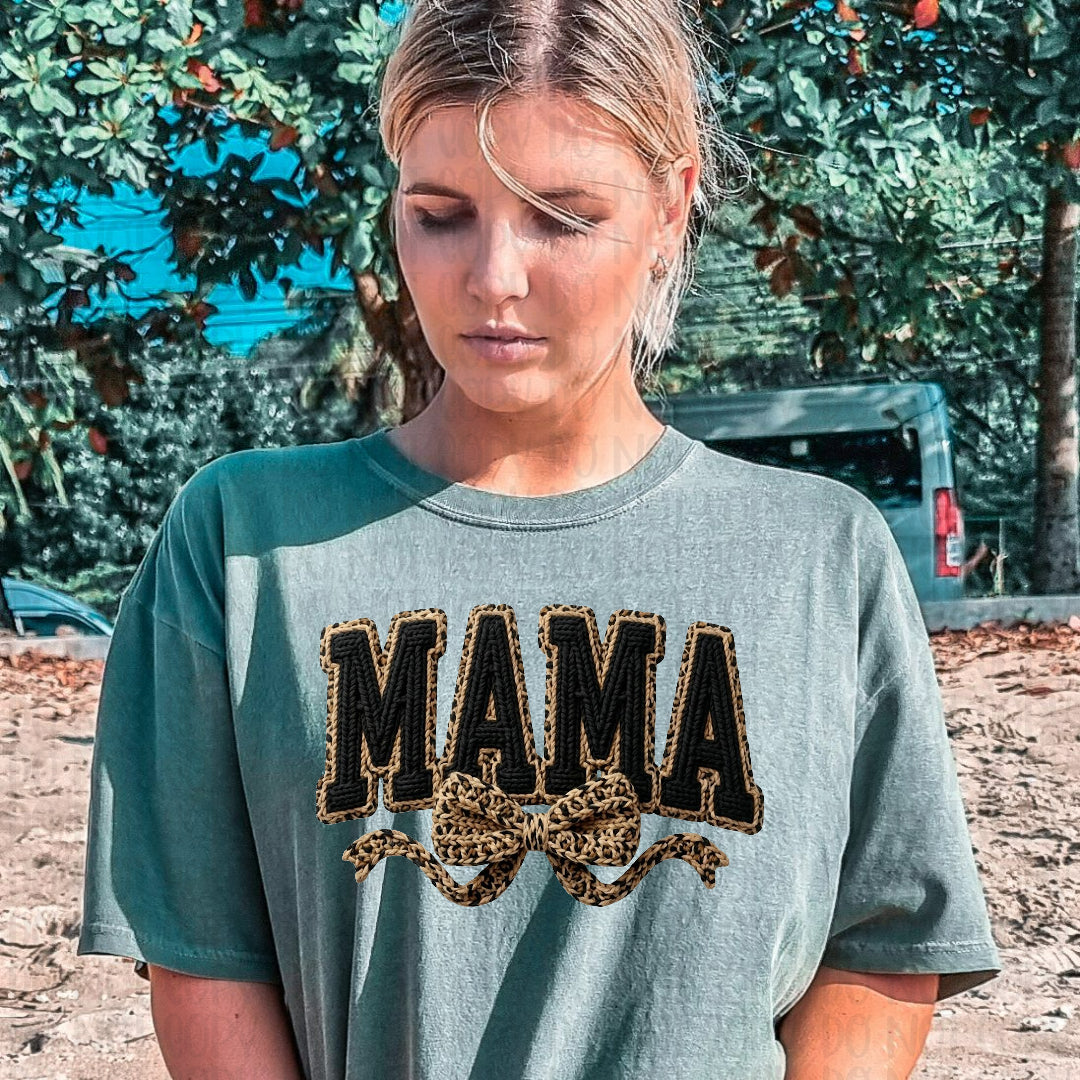 Mama leopard outline SUNDAY SPECIAL DTF transfer