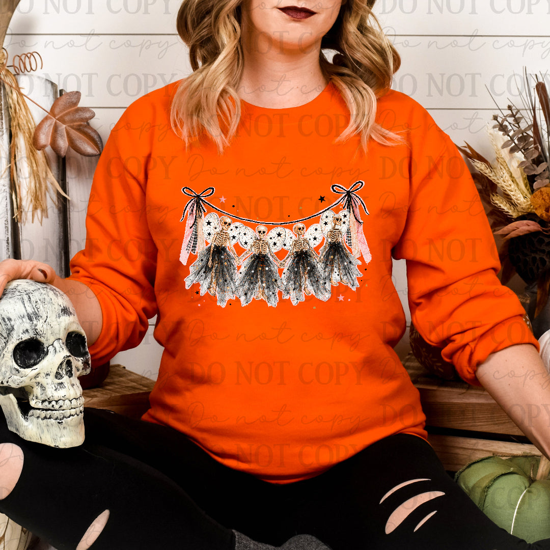 Skeleton garland (Scarlow) DTF Transfer