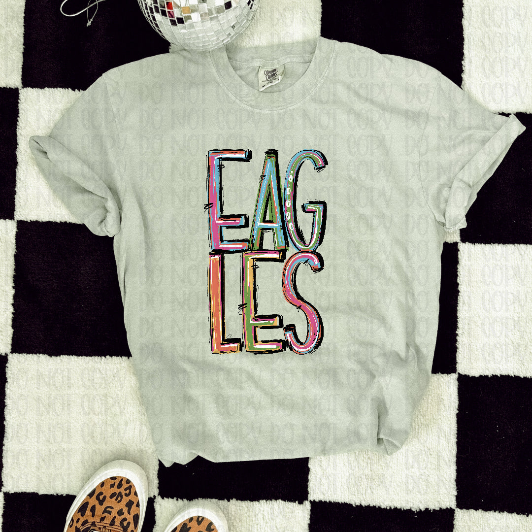 Eagles Pixie Words (S&G) DTF transfer