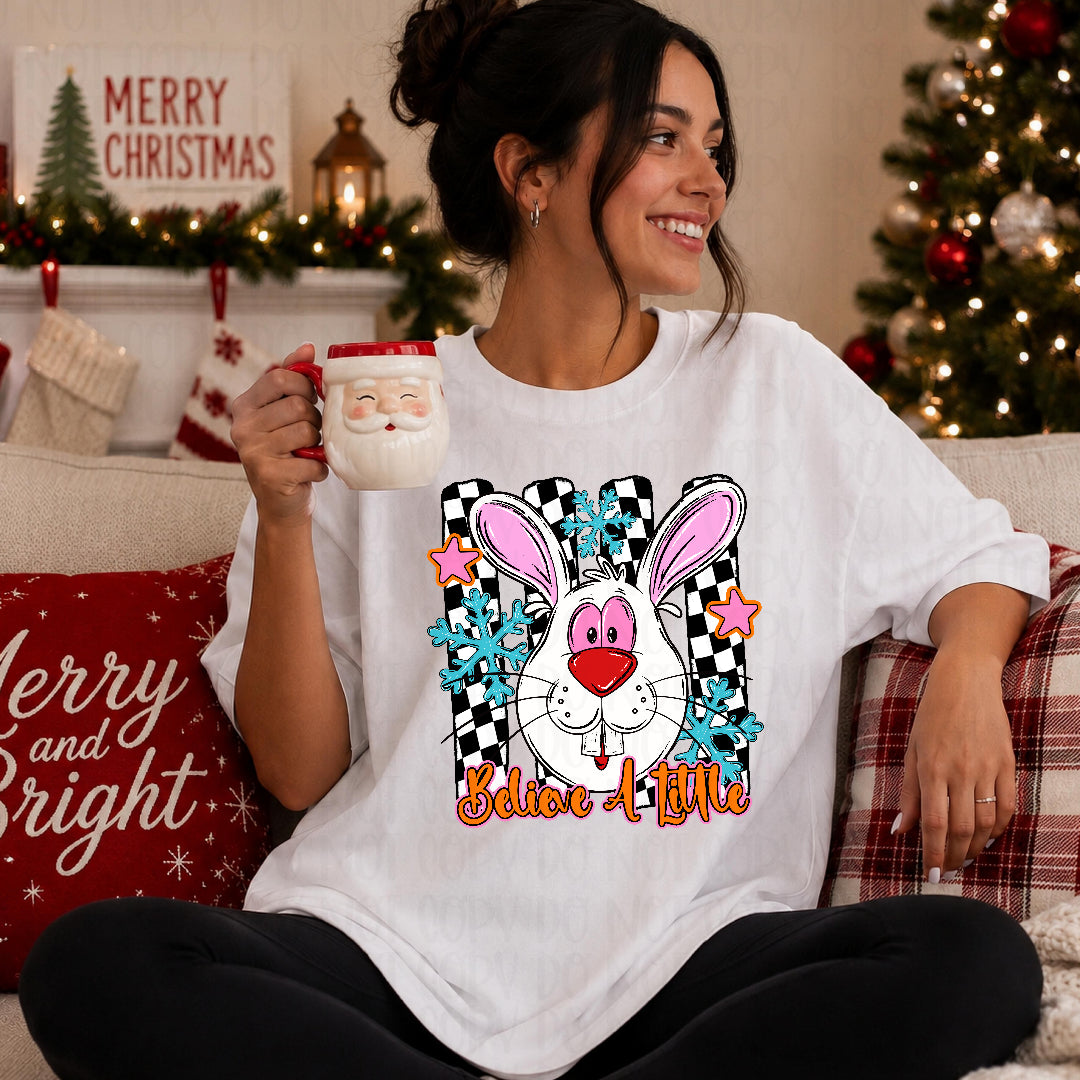 Believe a little bunny (C's) DTF Transfer