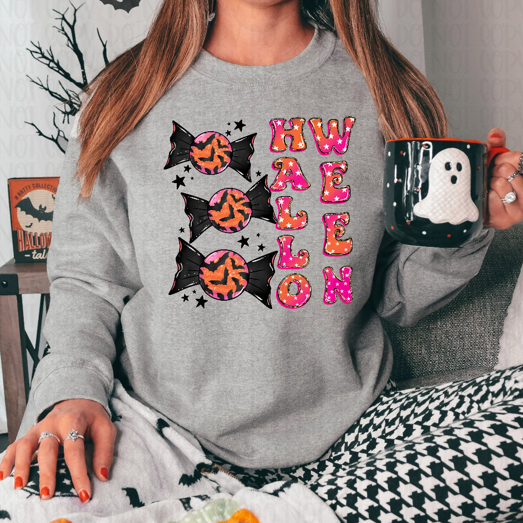 Halloween candy pink and orange ombre (JBD) DTF transfer