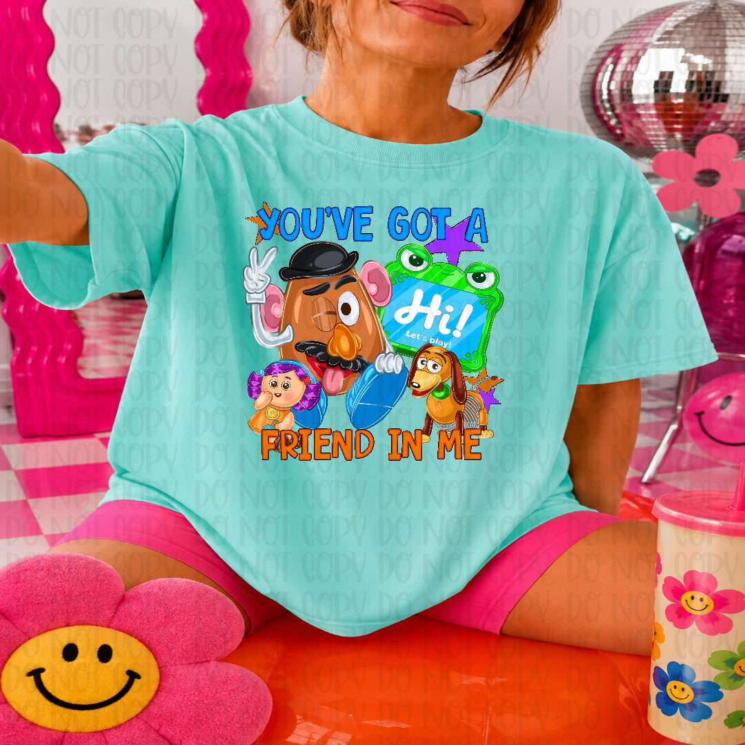 Friend in me mr potato (Divine) DTF Transfer