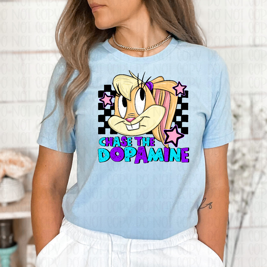 Chase the dopamine bunny (C's) DTF Transfer
