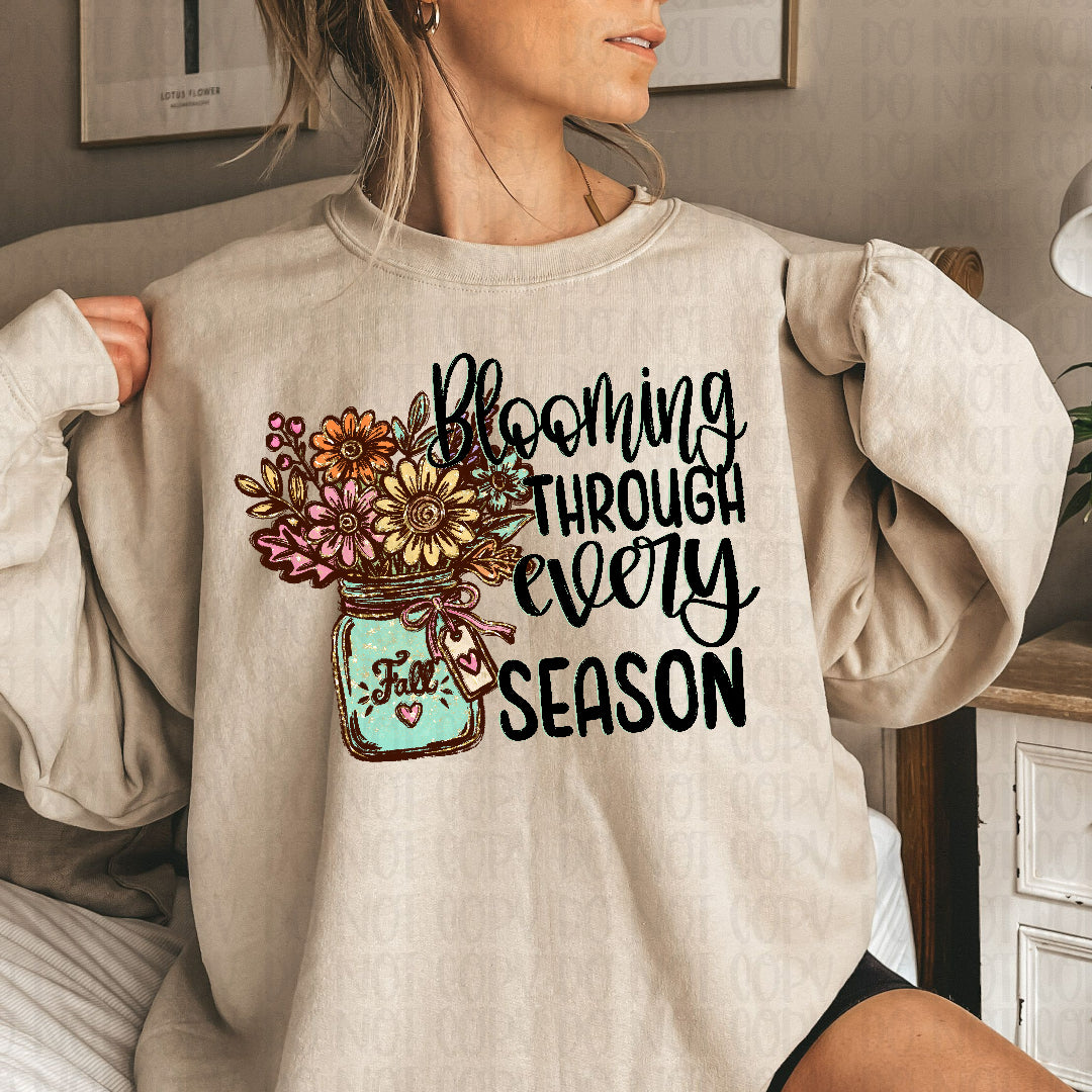 Blooming through every season fall bouquet (JBD) DTF Transfer