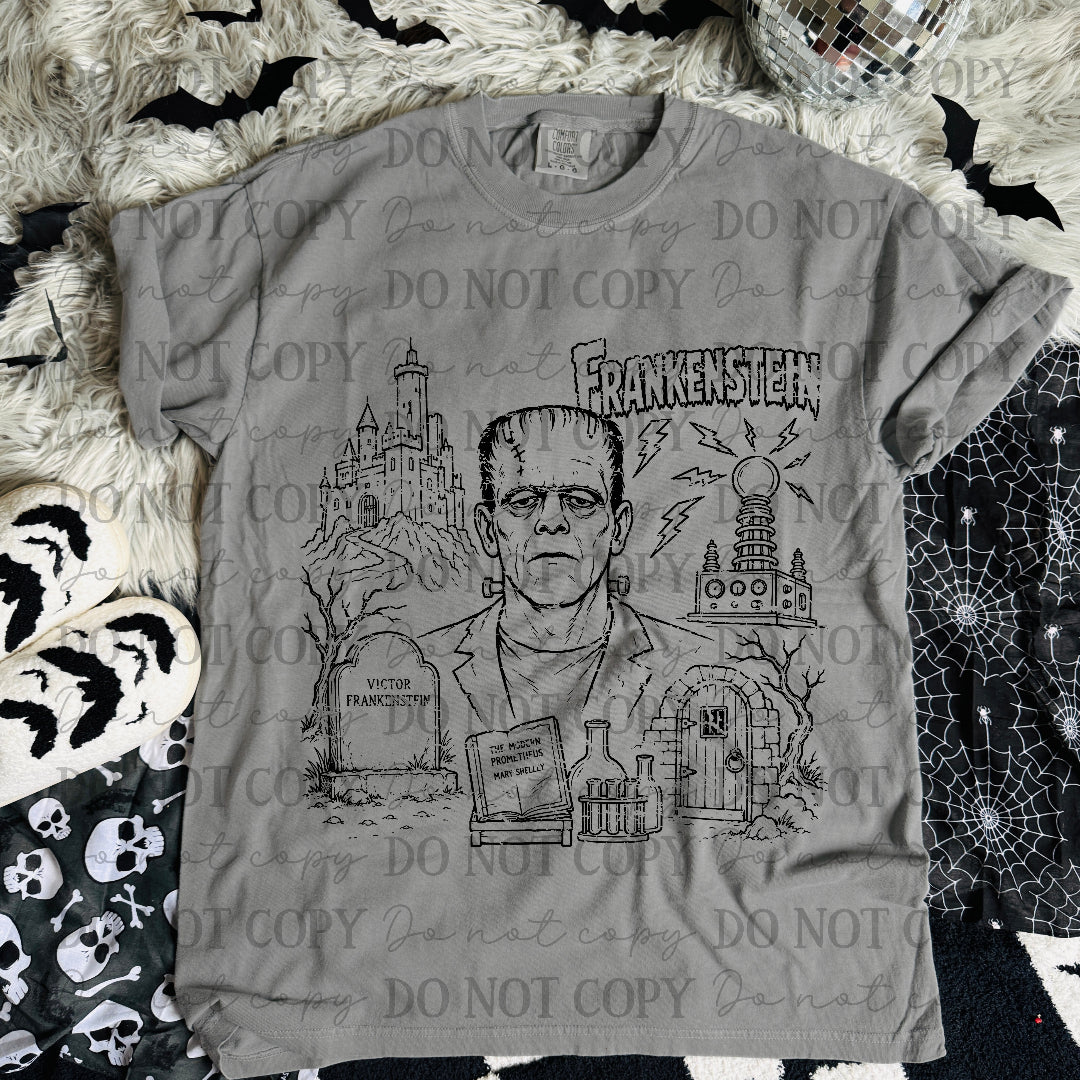 Frank linework distressed (STD) DTF Transfers