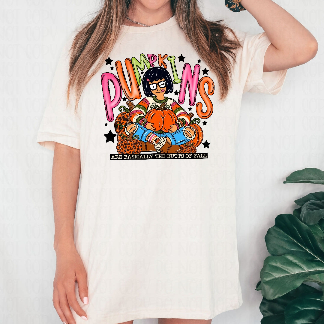 The butts of fall (CST) DTF Transfer