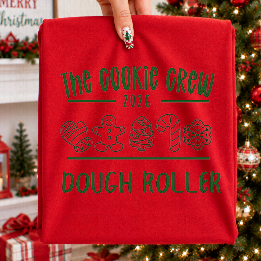 The cookie crew 2026 dough roller (Wildflower) DTF Transfer