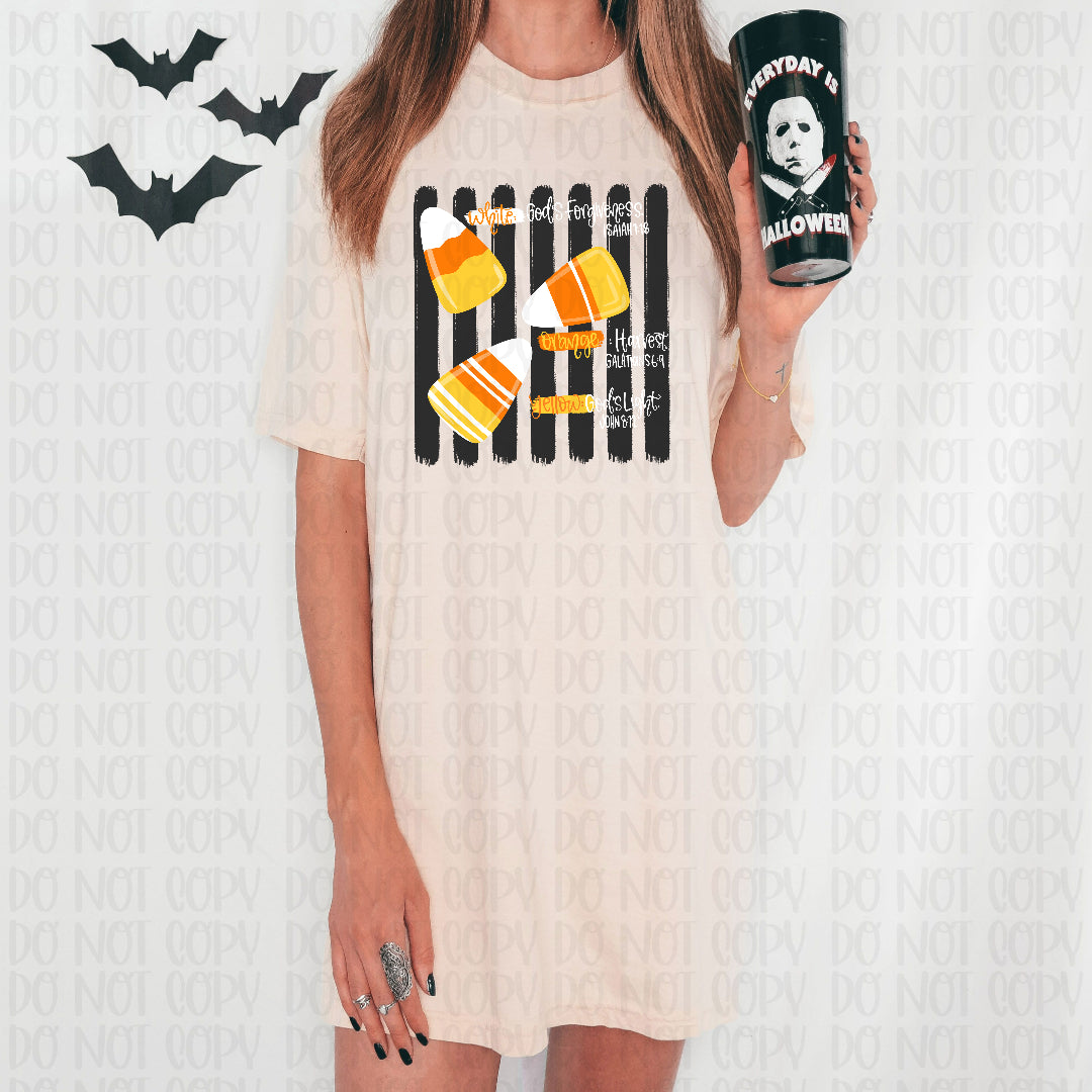 Candy corn bible quotes (Crafti) DTF Transfer