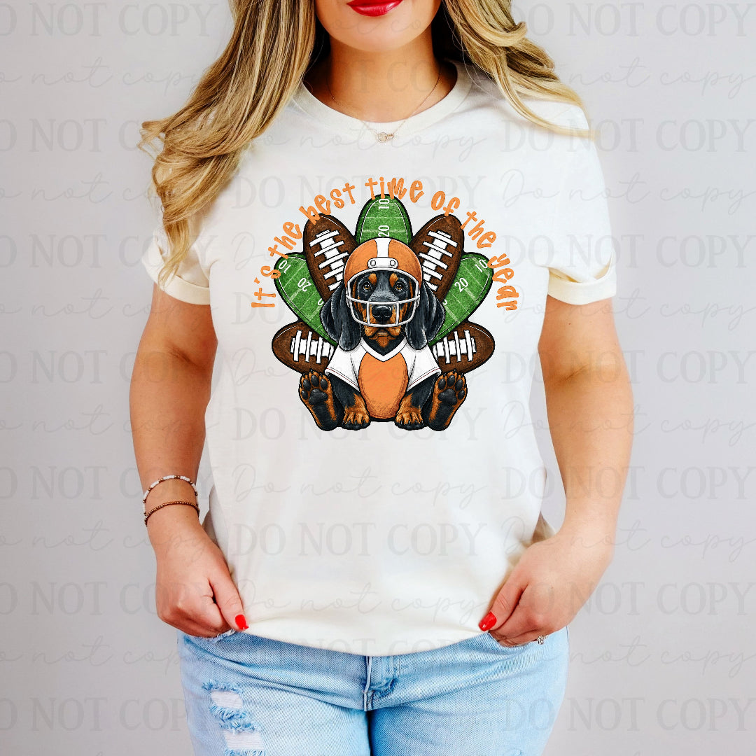 It's the best time of the year dog turkey (SSD) DTF Transfer