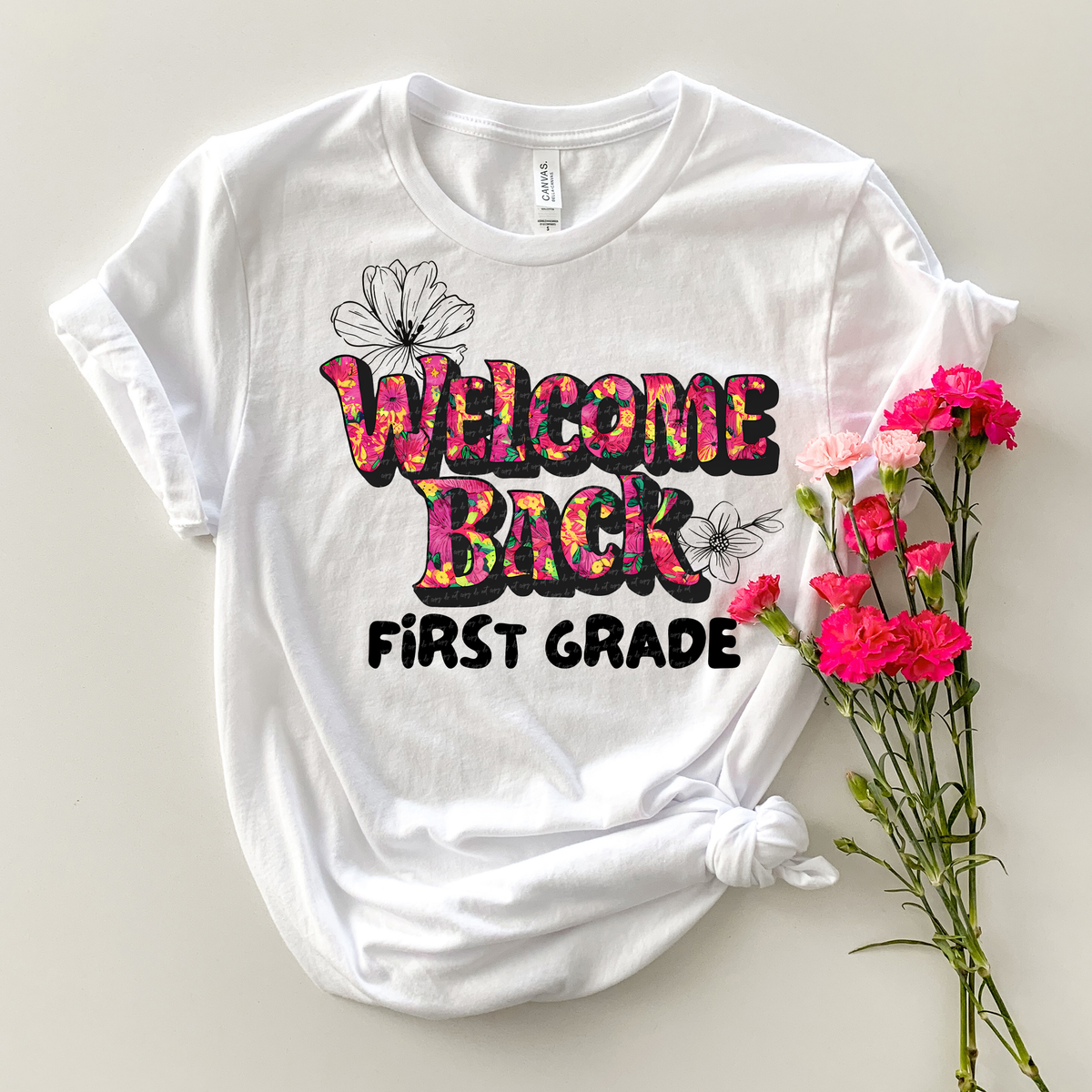 Welcome Back In This Classroom First Grade 81439 DTF Transfer