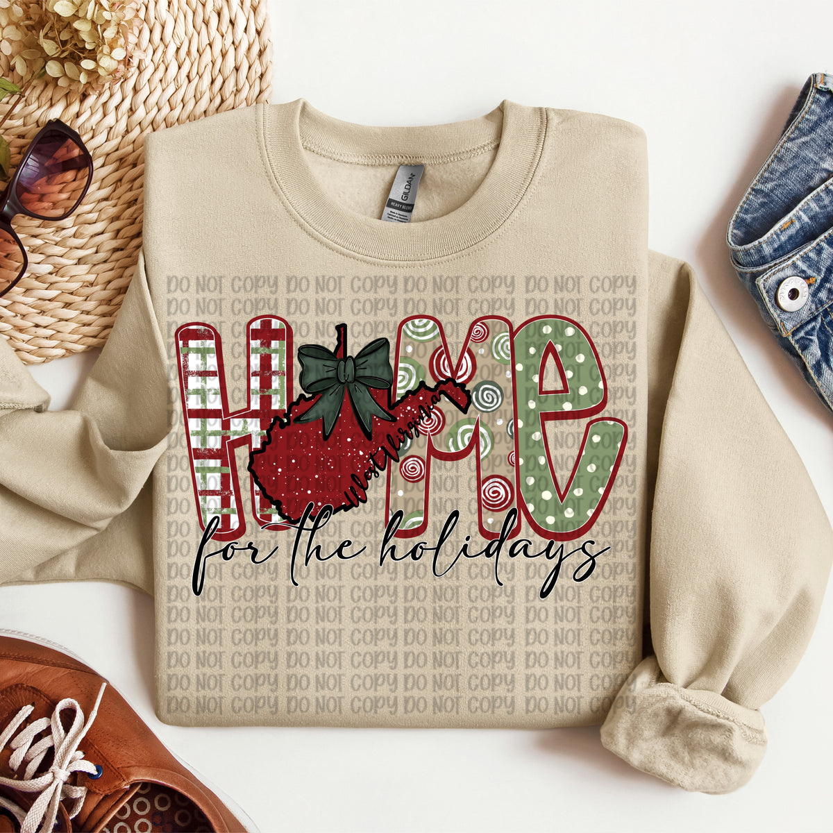 West Virginia Home for the Holidays (VP) DTF Transfer