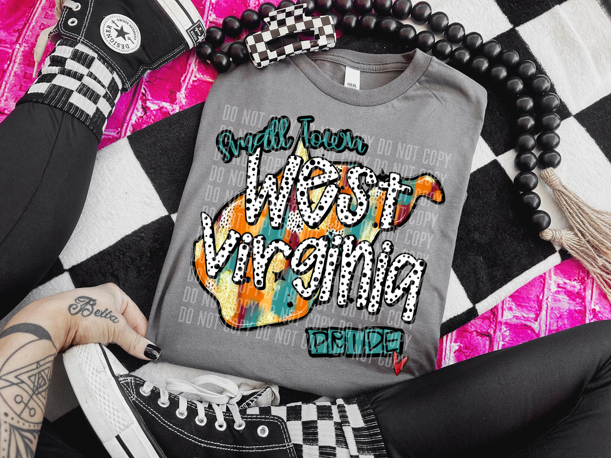 West Virginia Small Town Pride Stone 63391 DTF transfer