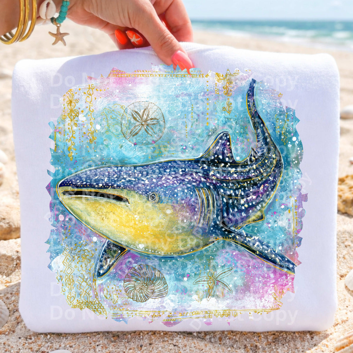 Whale shark (Irene) DTF Transfer